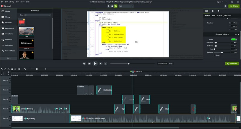 Giới thiệu tổng quan về Camtasia 2020
