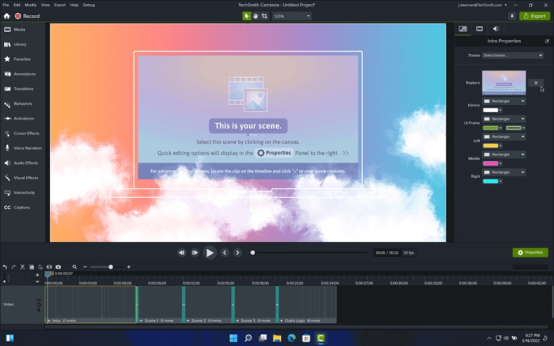 Các tính năng nổi bật của Camtasia 2025